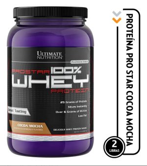 Proteína en polvo 920g ultimate Nutrition Prostar whey cacao 2LB