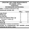 Creatine 100% Pure Monohydrate 1Kg Foodtech sin sabor