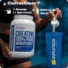 Creatine 100% Pure Monohydrate 1Kg Foodtech sin sabor