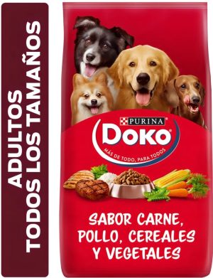 Alimentos seco perro Doko Adultos los Tamaños 12 kg