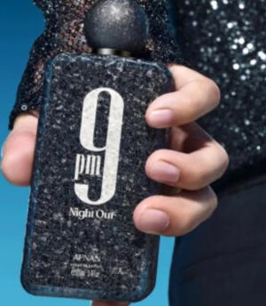 Perfume Arabe afnan 9 Pm Night Out Extrait De Perfum 100 Ml