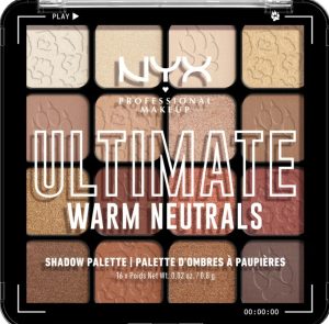 Nyx Professional Makeup Ultimate Shadow Palette, de S  color de la sombra Warm neutrals