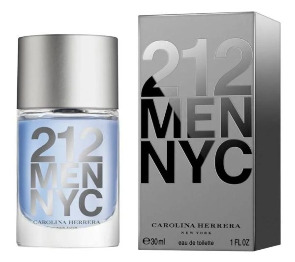 Perfume Carolina Herrera 212 Men NYC Edt 30Ml para Hombre