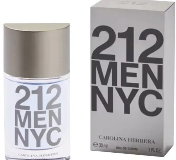 Perfume Carolina Herrera 212 Men NYC Edt 30Ml para Hombre